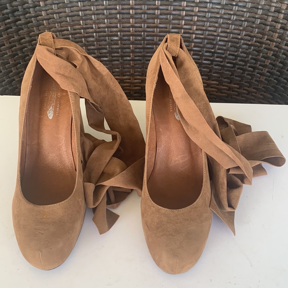Jeffrey Campbell + Free People Womens Places To Go Wrap Platform